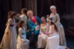 Trajan (Aaron Sheehan) and the children of the future with Gabrielle Philiponet as Plautine and a Muse